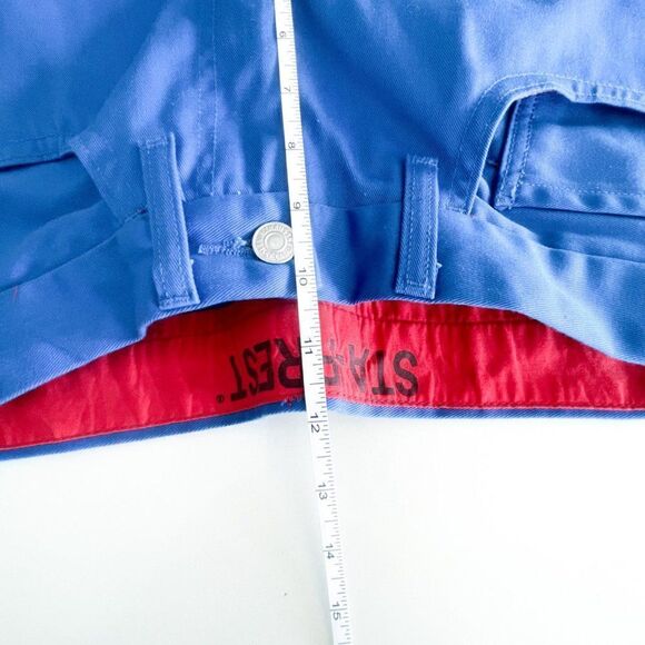 Levi's 513 Jeans Sta-Prest Royal Blue Pants Men's Tag 32 x 32 Sharp Front Crease - Picture 10 of 12